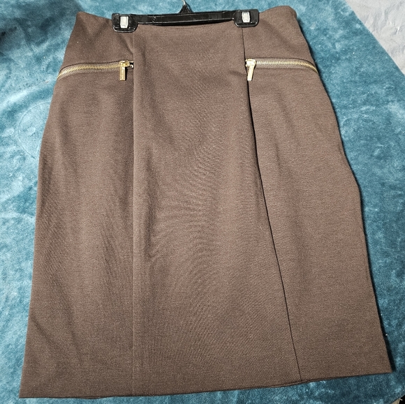 Michael Kors Chocolate Brown Skirt size 8 - Picture 4 of 7